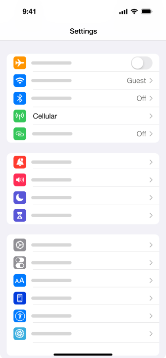 iPhone Step 1